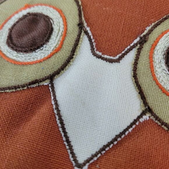 Vintage 1980 Cloth Owl Hot Pad Pot Holder Trivet W-C Imports - Picture 6 of 6